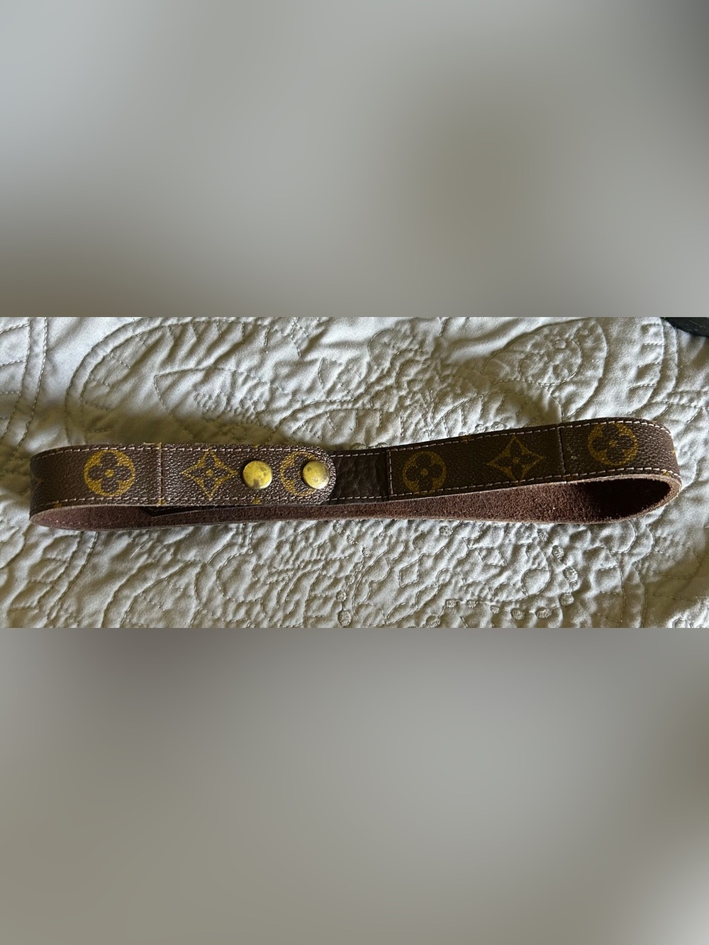 Louis Vuitton Brown Monogram Pet Collar/Leash Loop